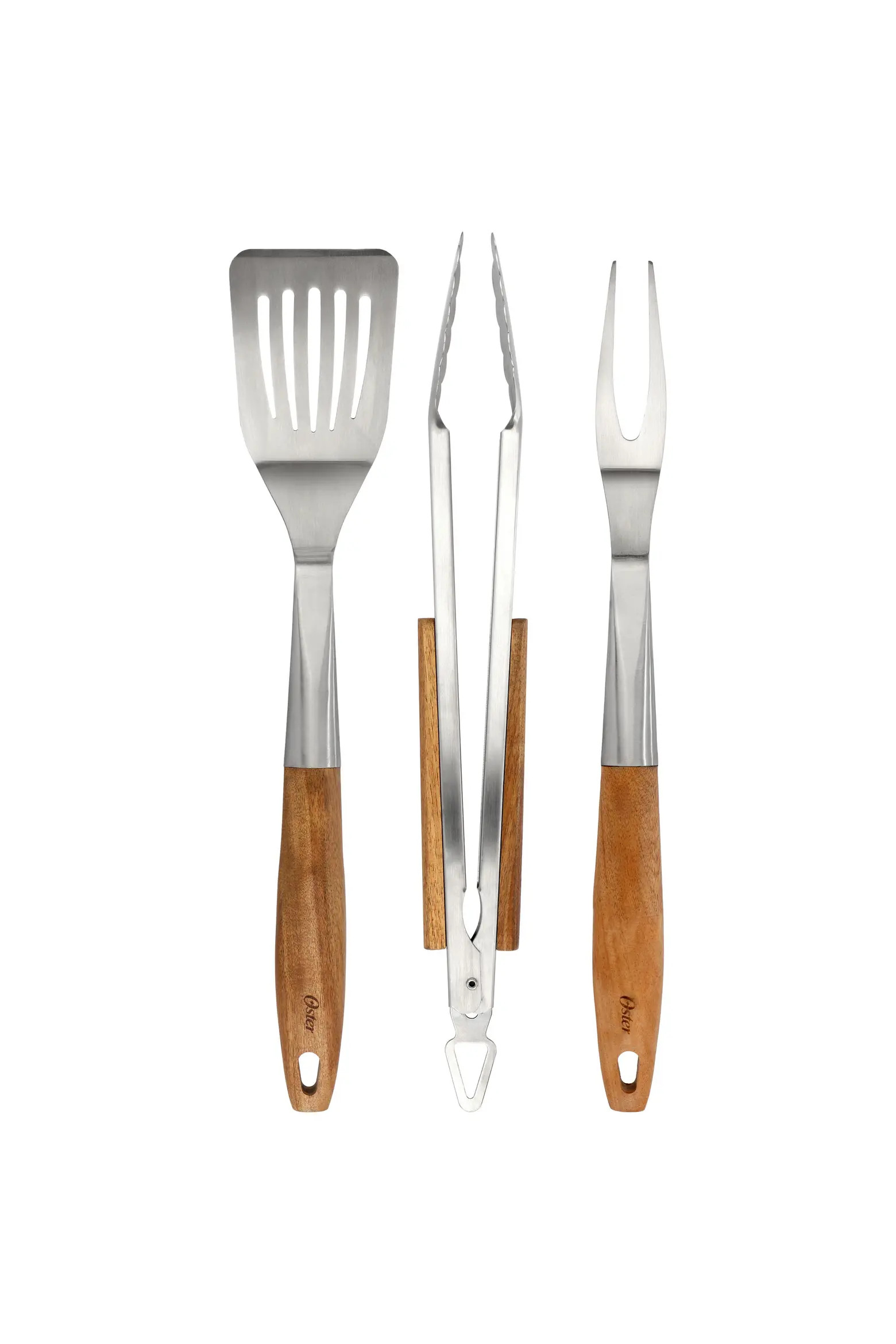 Balincourt 3 Piece Stainless Steel and Wood BBQ Tool Set | Nordstrom | Nordstrom