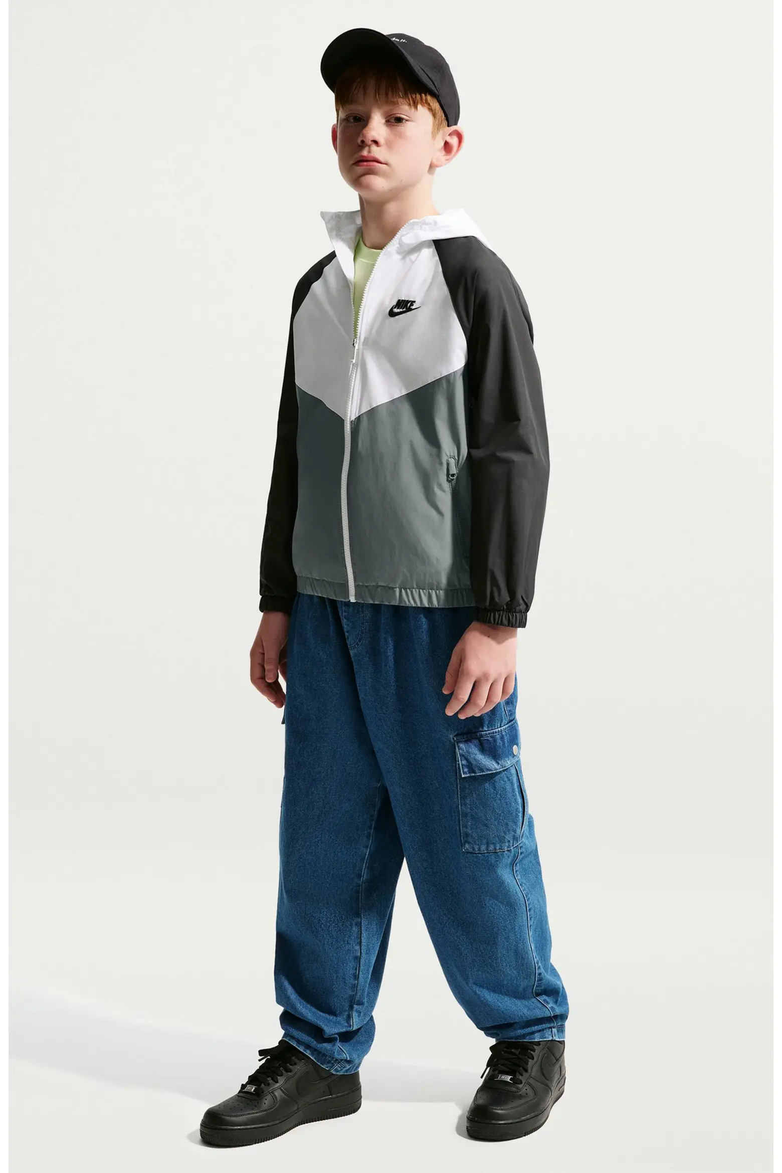 Kids' Windrunner Water Repellent Hooded Zip-Up Jacket (Men) | Nordstrom | Nordstrom