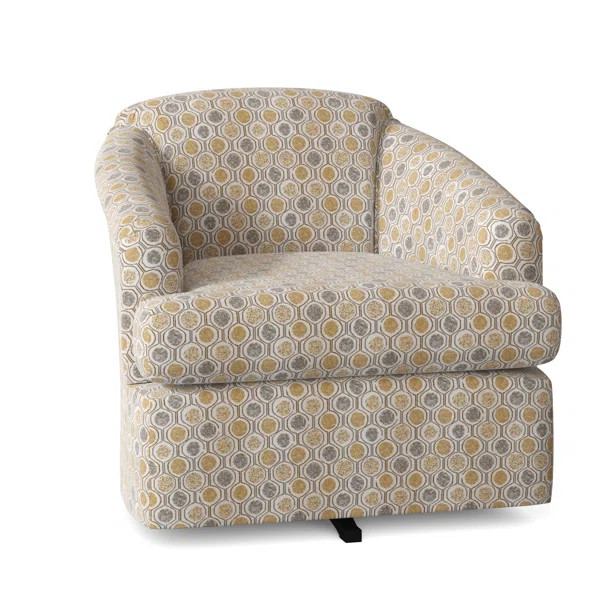 Alessa Upholstered Swivel Armchair | Wayfair North America
