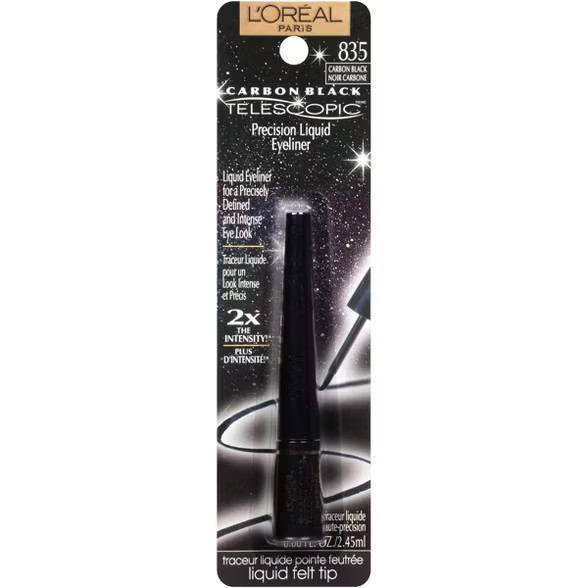 L'Oreal Paris Telescopic Eyeliner - 835 Carbon Black - 0.08 fl oz | Target
