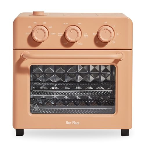 Our Place Wonder Oven | 6-in-1 Stainless Steel Air Fryer Toaster Oven Combo with Basket, Rack, Pa... | Amazon (US)