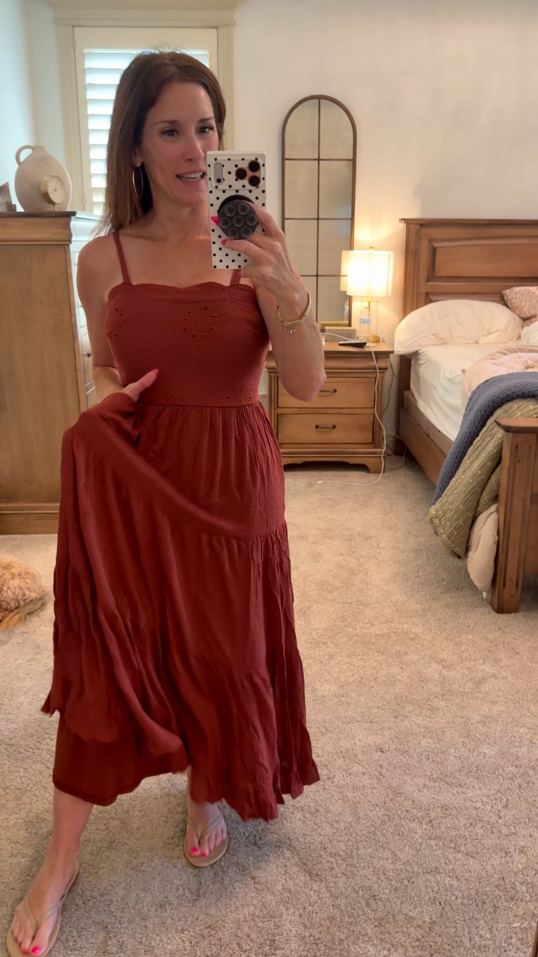 Perfect fall color maxi tier dress 🧡 @Maurices

#LTKootd #LTKOver40 #LTKPetite