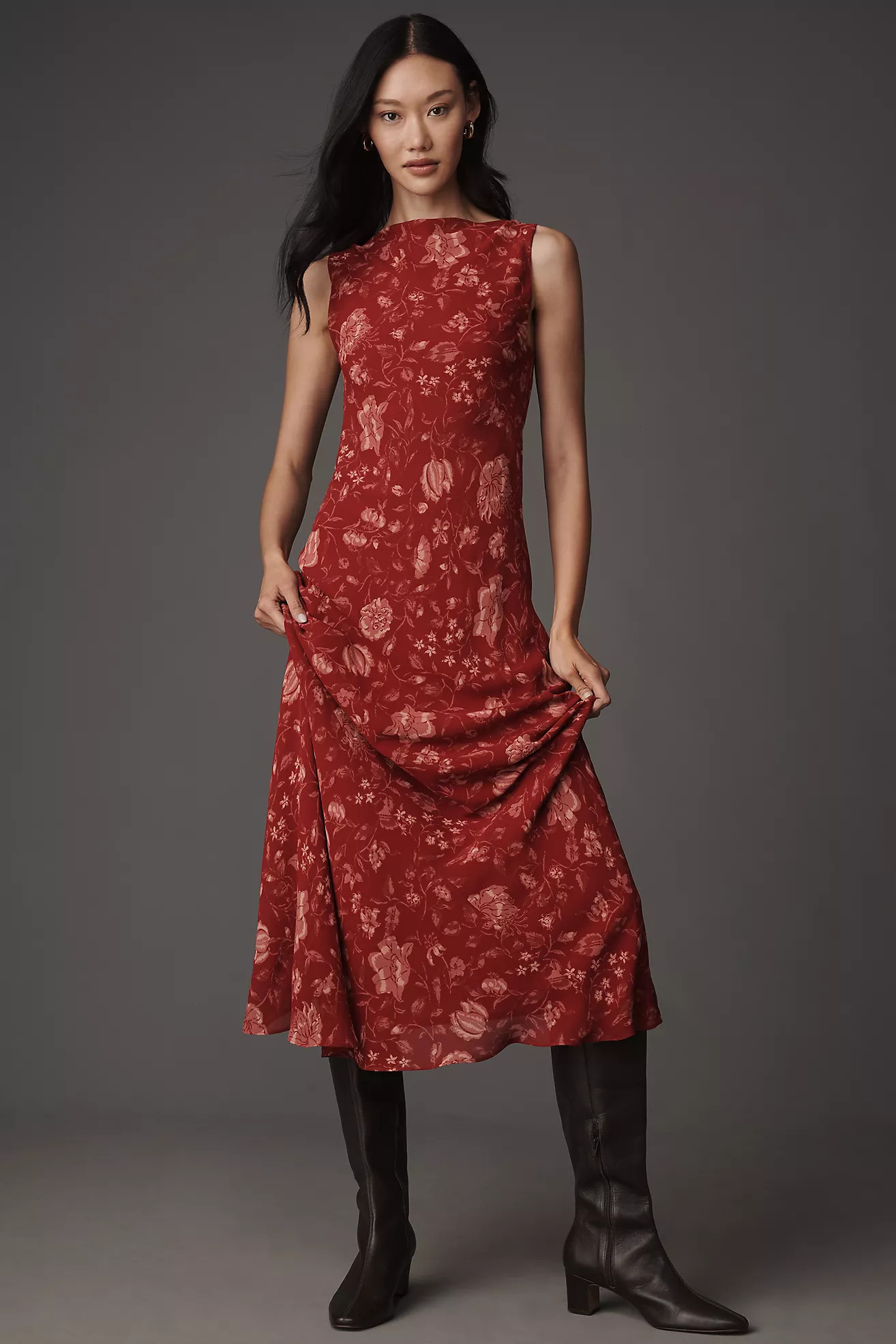 Reformation Prescott Boat-Neck Maxi Dress | Anthropologie (US)