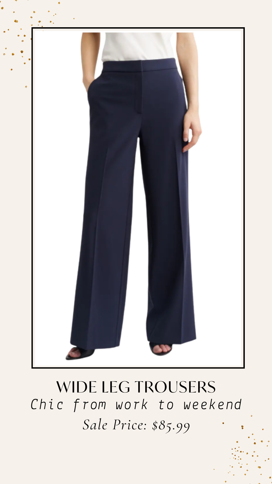 Elevate your everyday wardrobe with these Wide Leg Trousers ✨👖—featured in the Nordstrom Anniversary Sale! Designed with a timeless silhouette and effortless style, they're perfect for the office, weekend outings, or dressing up your favorite tops and blazers 💕 Comfortable, versatile, and endlessly chic, these trousers are a closet staple you'll reach for again and again. Grab your pair before they're gone! 🛍️

#NordstromAnniversarySale #NordstromSale #WideLegTrousers #WideLegPants #FashionFinds #WardrobeEssentials #EverydayStyle #Workwear #OOTD #StyleInspo #FashionDeals #LTKFashion #LTKFinds #MustHaveFinds #BestSellers #SaleAlert #ShoppingDeals #LimitedTimeDeals #ShopTheSale #DealHunter #NordstromFinds #ClosetRefresh #TimelessStyle #EverydayFashion #ChicStyle 

 