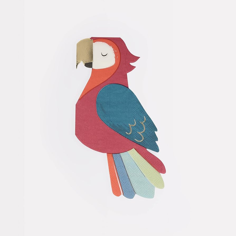 Meri Meri Parrot Napkins (Pack of 16) | Amazon (US)