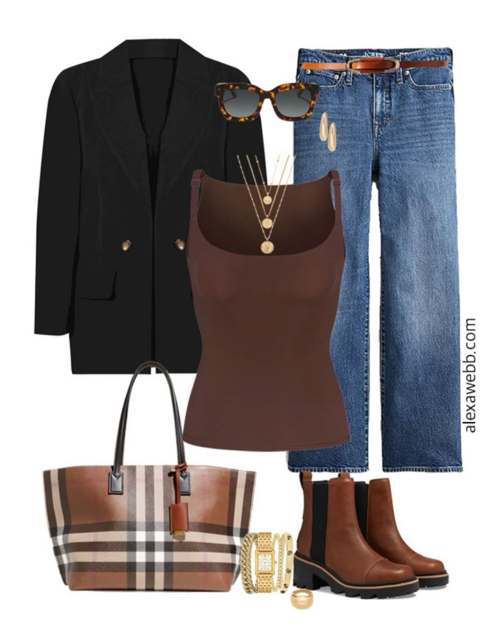 Plus Size Carry-On Travel Capsule - Winter Holidays - A plus size mini-capsule wardrobe with wintery outfit ideas for traveling this holiday season. All of these pieces should fit in a carry-on suitcase. Alexa Webb #plussize

#LTKSeasonal #LTKTravel #LTKPlusSize