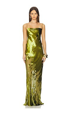 The Sei Cowl Bias Gown in Moss from Revolve.com | Revolve Clothing (Global)