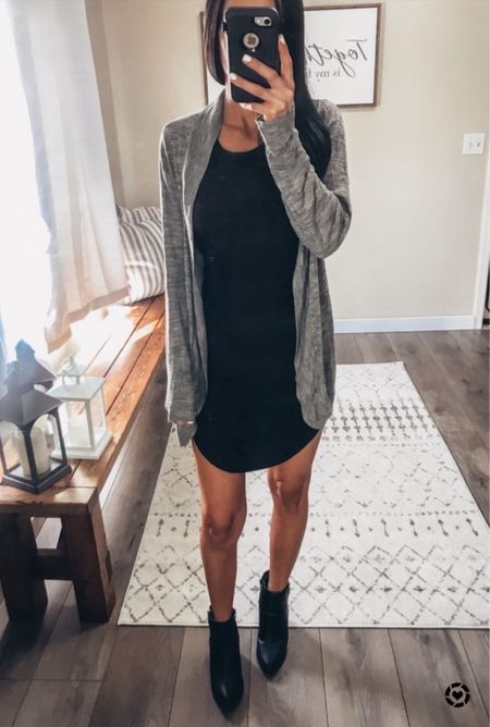Spring outfit summer outfit casual outfit date night outfit Mother’s Day gift travel simple black ankle boots cardigan oversized cardigan t shirt dress summer dress mom style maternity postpartum ootd 

#LTKGiftGuide #LTKsalealert #LTKshoecrush