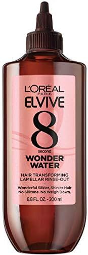 L'Oreal Paris Elvive 8 Second Wonder Water Lamellar, Rinse Out Moisturizing Hair Treatment for Si... | Amazon (US)