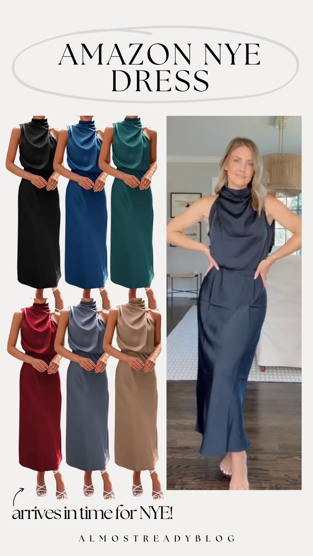 New Years Eve Dress from Amazon that arrives on time!! 🩶

winter fashion, holiday fashion, maxi dress, finds under 50, holiday outfit, nye fashion, amanda west 

 #LTKHoliday #LTKSeasonal #LTKFindsUnder100