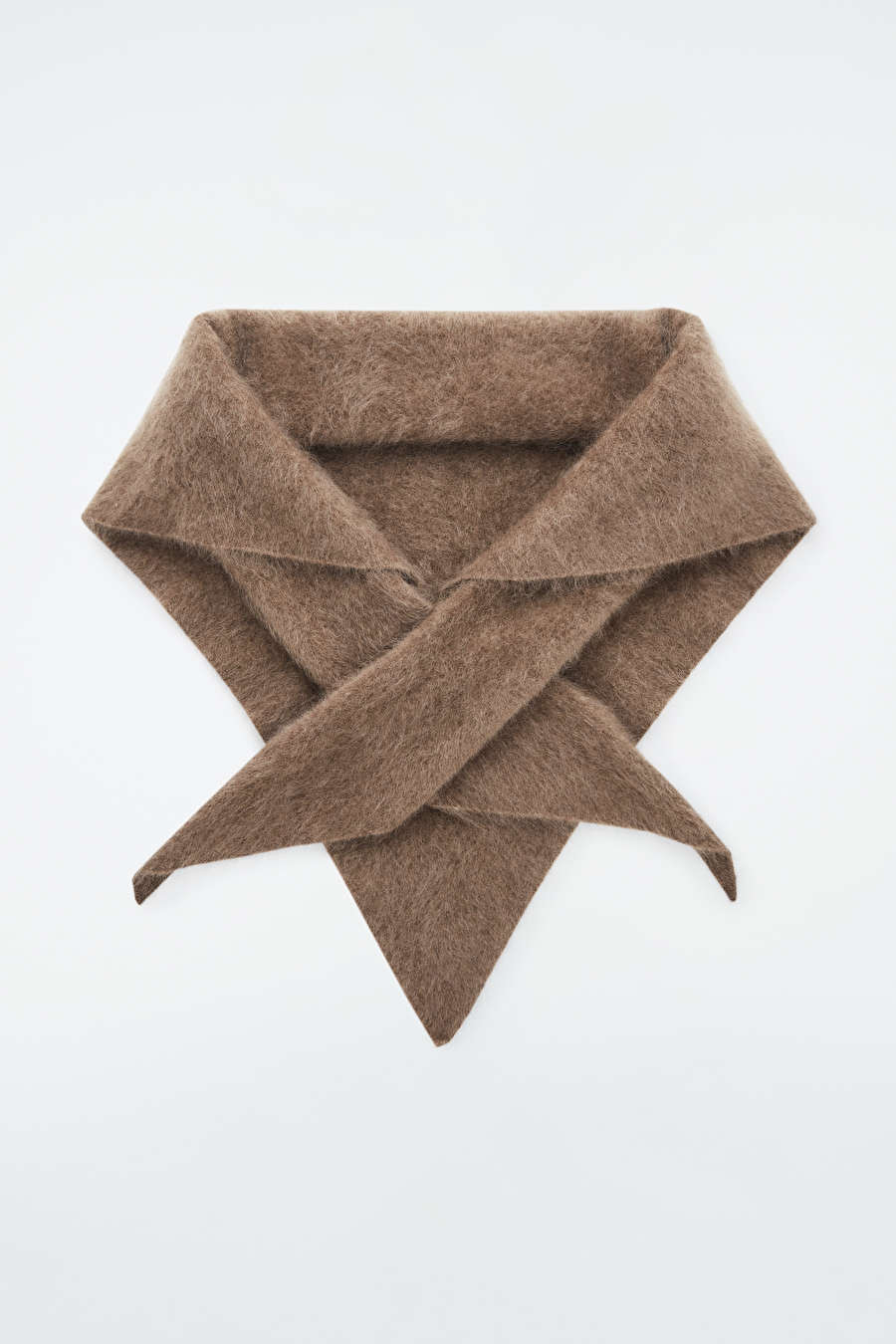 PURE BRUSHED-CASHMERE TRIANGLE SCARF | COS (EU)