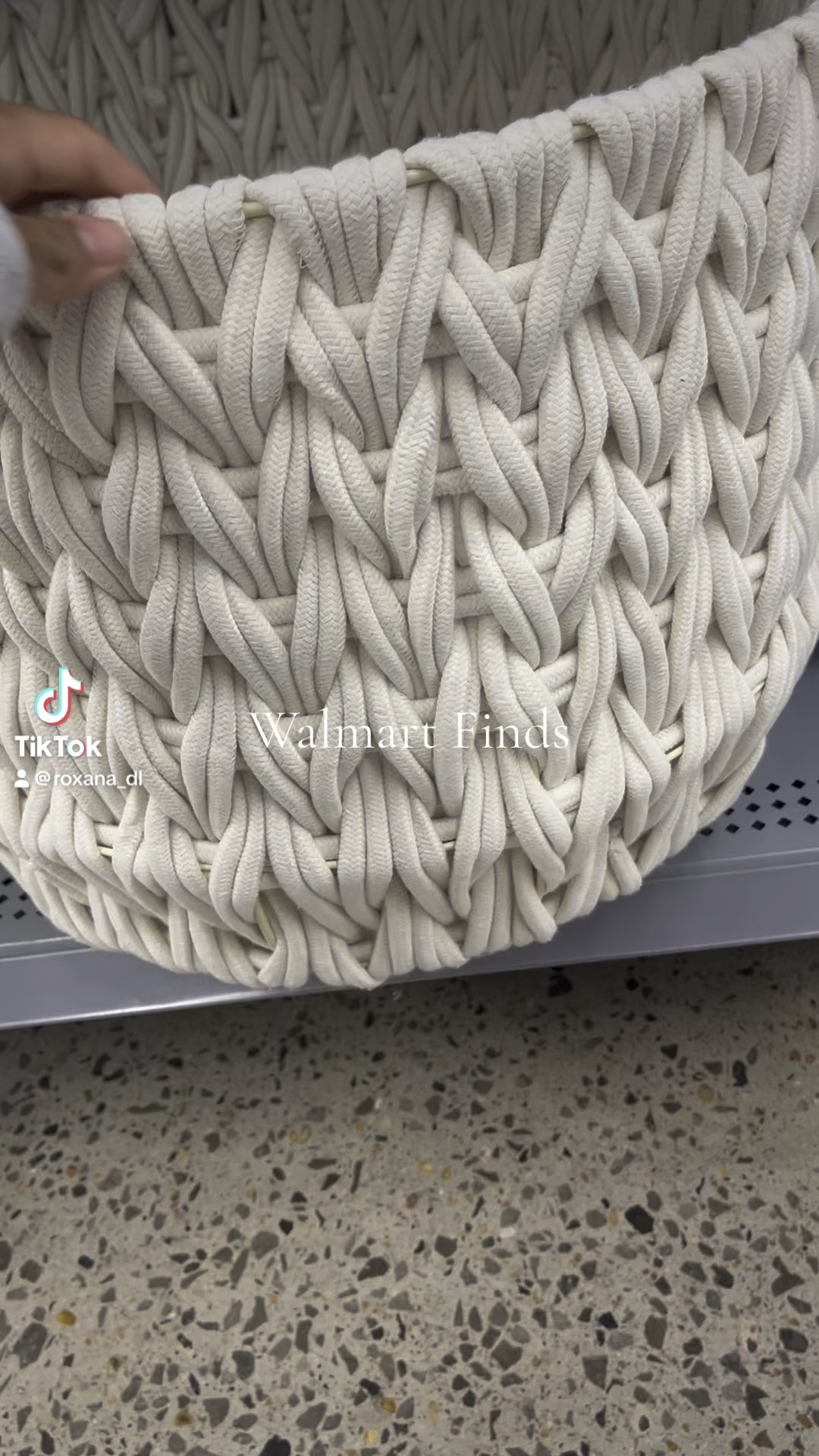 Rope basket | color vanilla dream

#LTKVideo #LTKhome