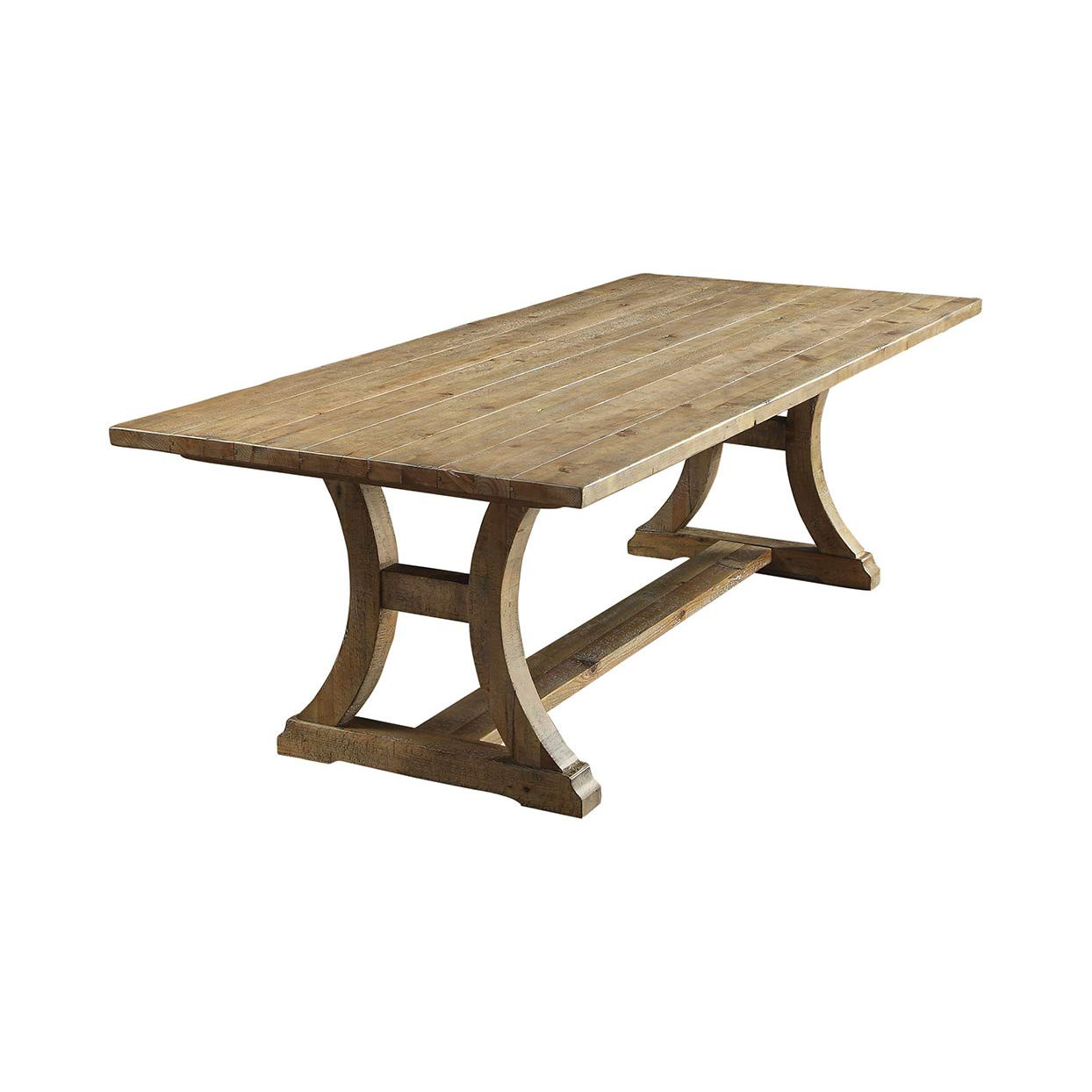 Furniture of America Gissi Cottage Rectangle Wood Dining Table, Rustic Pine | Amazon (US)