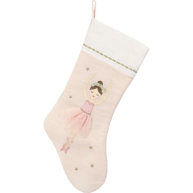 Ballerina Stocking, Pink | Maisonette
