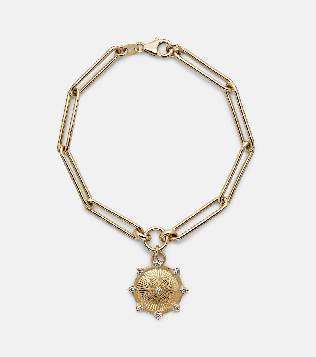 Spark Love 18kt gold chain bracelet with diamonds | Mytheresa (INTL)