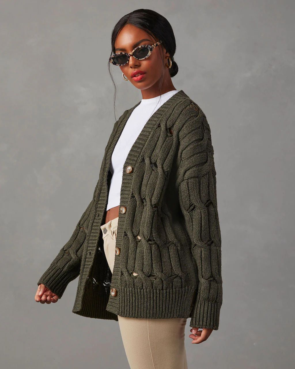 Maggy Oversized Cardigan | VICI Collection