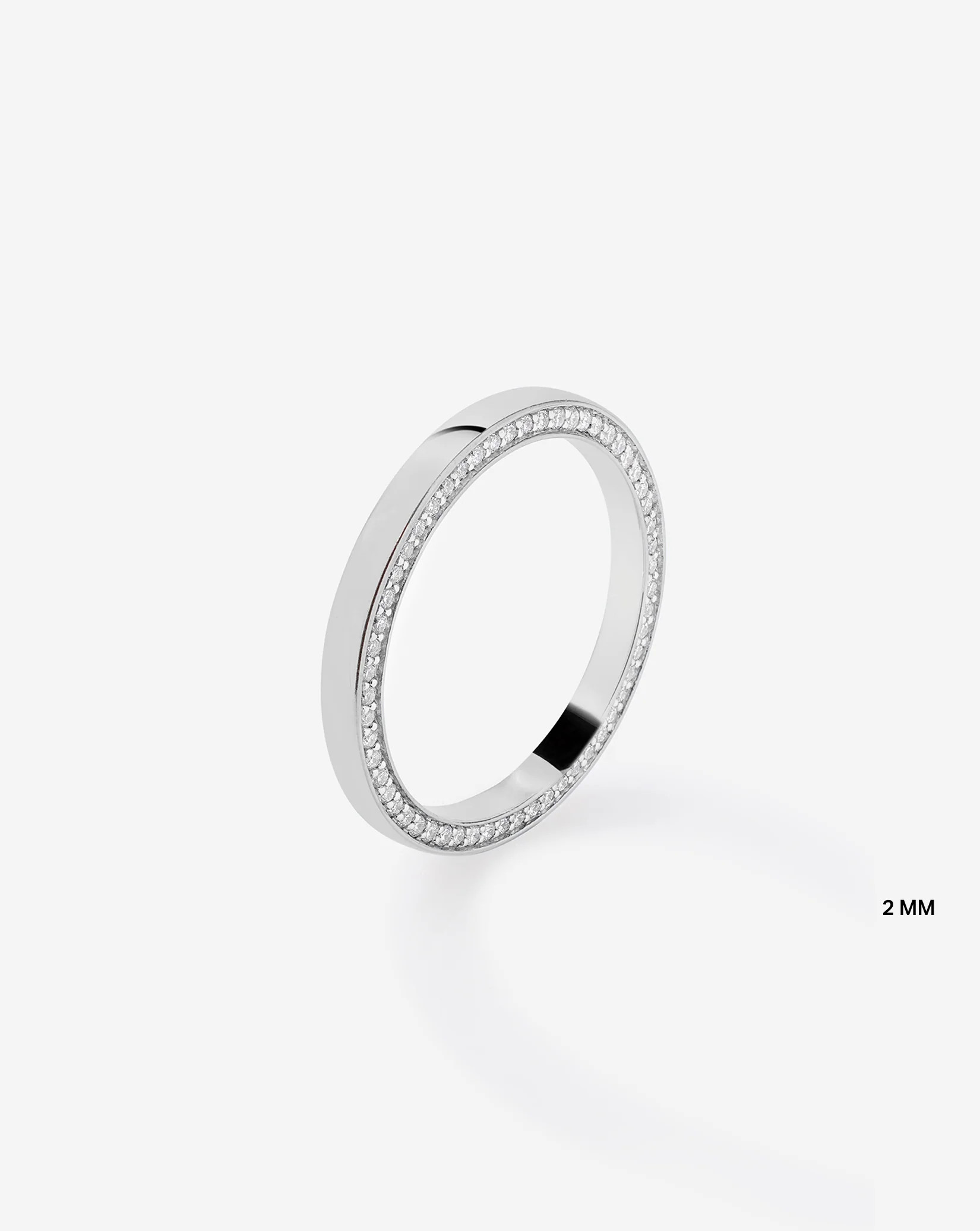 Brilliant Pavé Cigar Band | Ring Concierge