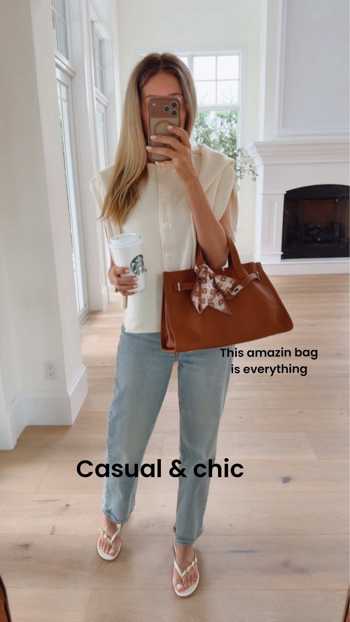 Casual but chic outfit for summer 
The fabric on this vest and sweater is amazing, ultra soft 
This Amazon bag is an amazing find 
The quality is so good!!!

#LTKOver40 #LTKTravel #LTKTall