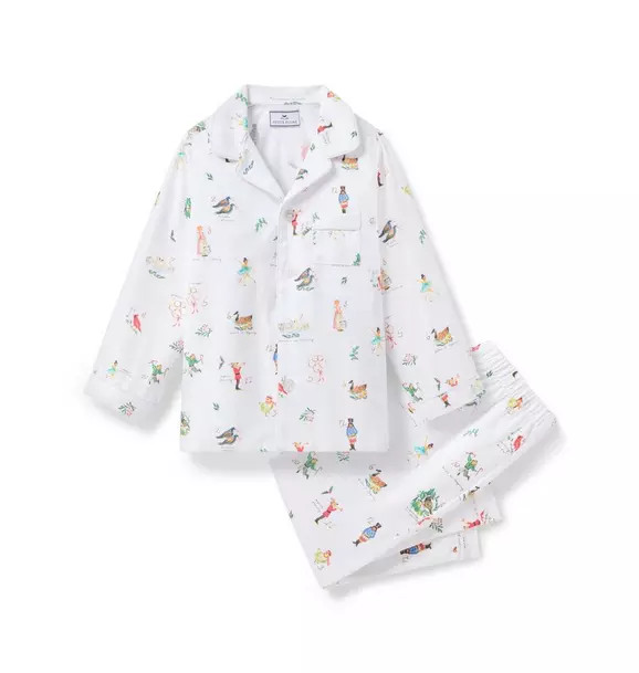 Petite Plume Kid's Twill Pajama Set in 12 Days of Christmas | Janie and Jack