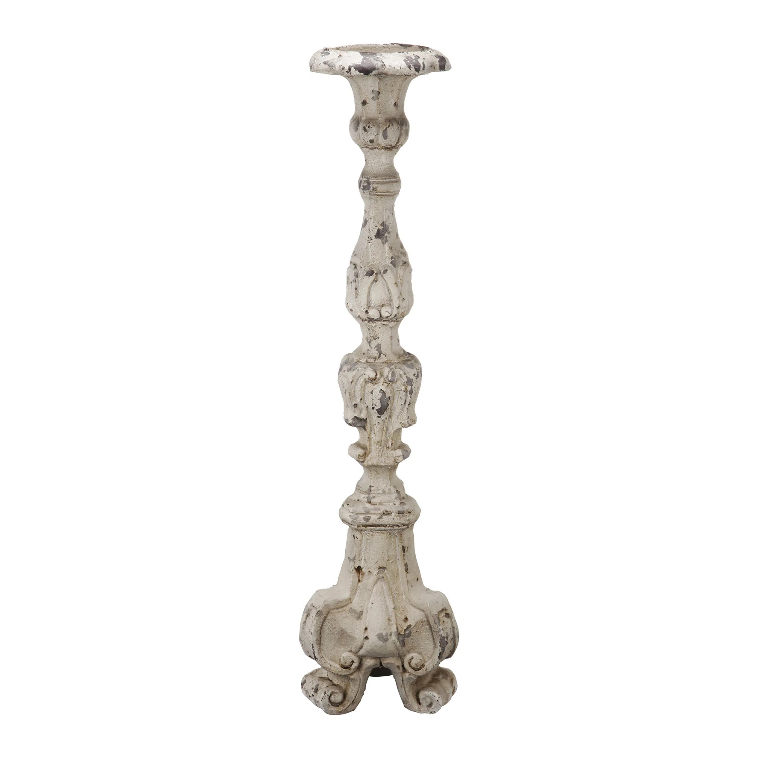 One Allium Way® 27.5" Stone Candlestick & Reviews | Wayfair | Wayfair North America