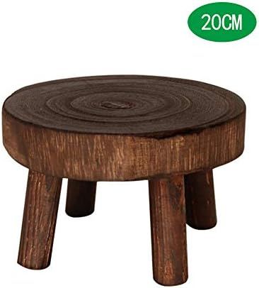 YUIOP Mini Wooden Stool Display Stand Modern Plant Stand, Flower Pot Holder Potted Rack Planter Supp | Amazon (US)