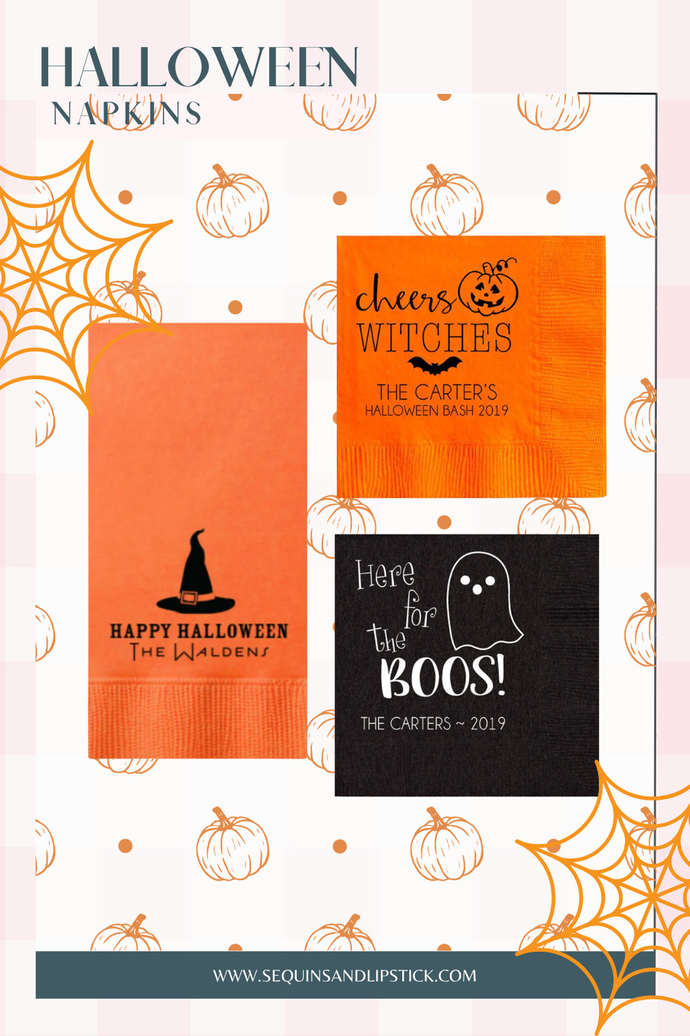 Halloween hosting just got a little cuter! 🎃 These personalized napkins are such a fun detail for a Halloween party, trick-or-treat night, or festive get-together. I love that you can customize them with your family name and year for an extra special touch! 👻 

 #LTKfoodie #LTKSeasonal #LTKHome