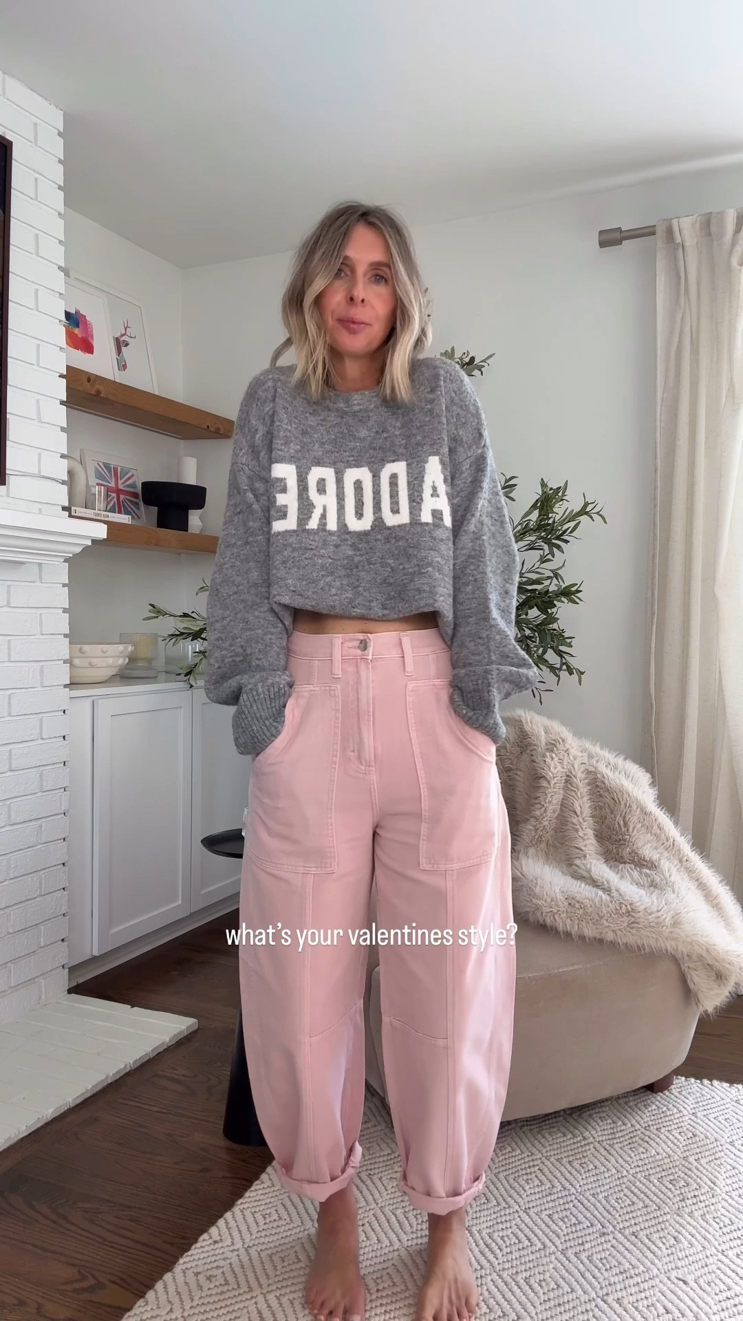 three ways to approach valentine’s day. you can go all in with lots red and hearts. take a more understated vibe. or, maybe a little of both!

RED STRIPED SWEATER - medium
your classic valentines sweater. love the stripes and heart combo!

BARREL JEANS - size 4
my fave target jeans. subtle barrel. love ‘em!

GREY SWEATER - large
subtle nod to valentine’s day. love this sweater. and, it’s not just for valentine’s day! 

PINK BARREL JEANS - size 4
can someone please tell me how these pink jeans are still available? if you didn’t get them yet, snag them now for the spring and summer! they are so so good! 

valentines outfit. valentines sweater. effortless style. 

#LTKootd #LTKgrwm #LTKSeasonal