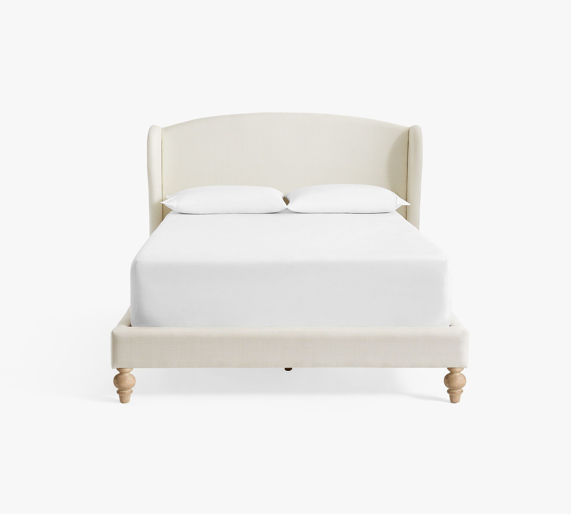 Augusta Upholstered Platform Bed | Pottery Barn (US)