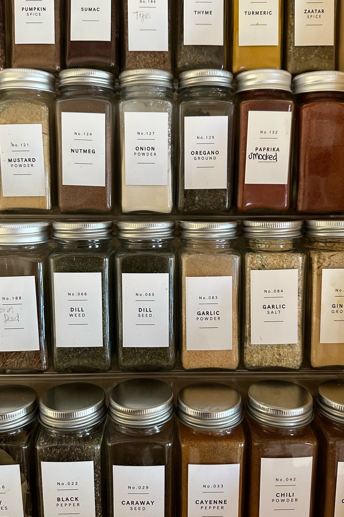 DIY spice drawer 