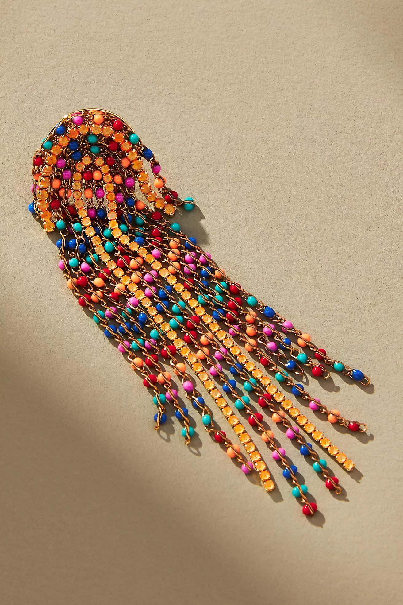 Beaded Crystal Waterfall Earrings | Anthropologie (US)