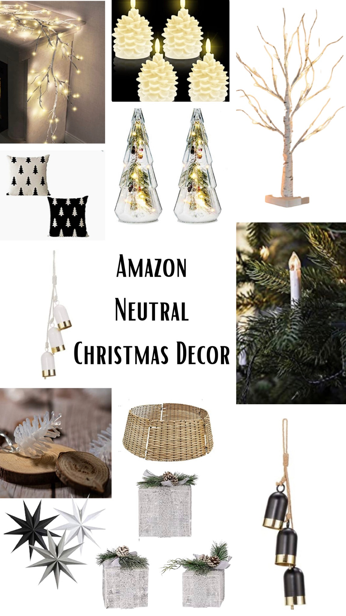 Amazon Neutral Christmas Decor #amazonhome #amazonmusthaves #amazondeals #christmasdecor #neutralchristmas #modernchristmas #amazonchristmas 

#LTKhome #LTKHoliday