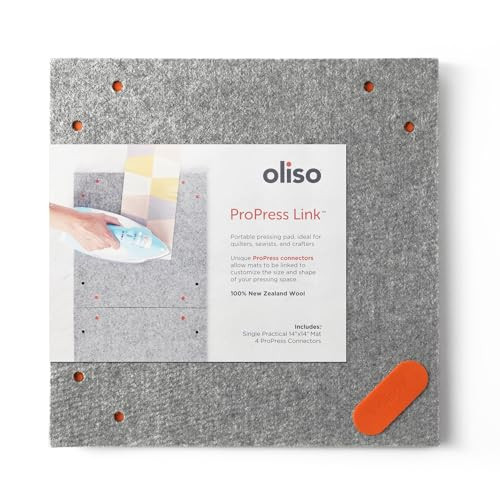 Oliso Multi-Mat felt pressing pad - 100% New Zealand wool, ideal for quilting and sewing - 14”x 14” ½” thick [Packaging May Vary] | Amazon (US)