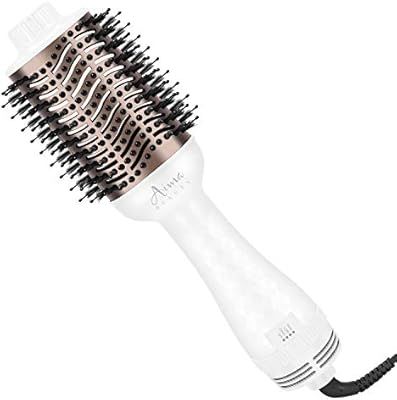 One Step Hair Dryer & Volumizing Hot Air Brush, Hair Blow Dryer Brush, Ceramic Straightener Brush... | Amazon (US)