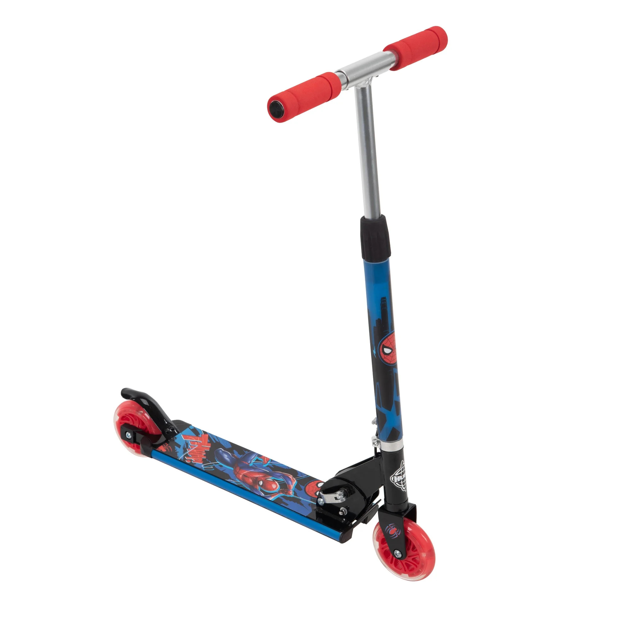 Huffy Marvel Spider Man Inline Boys Kick Scooter for Kids - Walmart.com | Walmart (US)