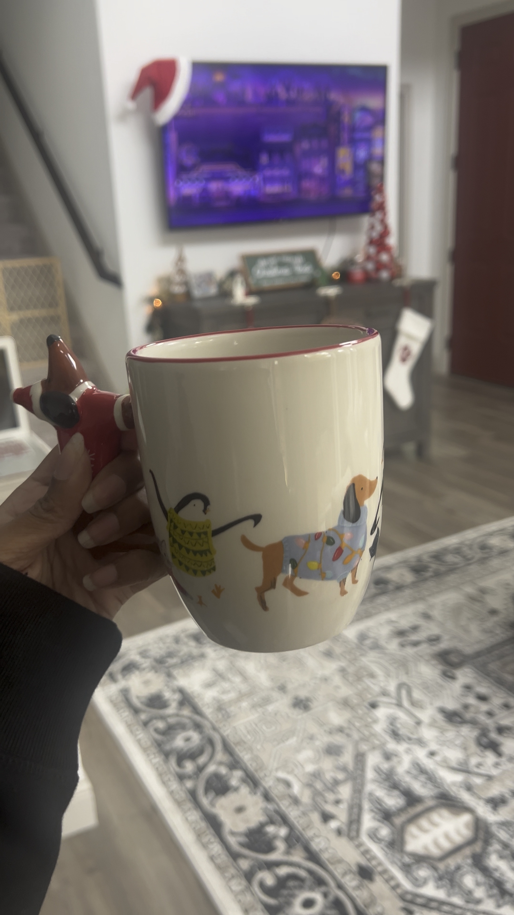 How adorable is this Christmas dog mug I found at World Market?! 🎄🐶 It’s even more special because the pup on the mug looks exactly like my fur baby! 🥰 Perfect for cozy holiday mornings and a must-have for any dog lover. If you’re holiday shopping or adding festive touches to your home, this is a World Market find you can’t miss! 🛍️ #WorldMarketMustHaves #HomeEssentials #ChristmasDecor #HolidayShopping #DogLover #Dachshund #FestiveFinds #HolidayMustHaves #WorldMarket #CozyMornings #GiftIdeasForDogLovers

#LTKHoliday #LTKWatchNow #LTKSeasonal