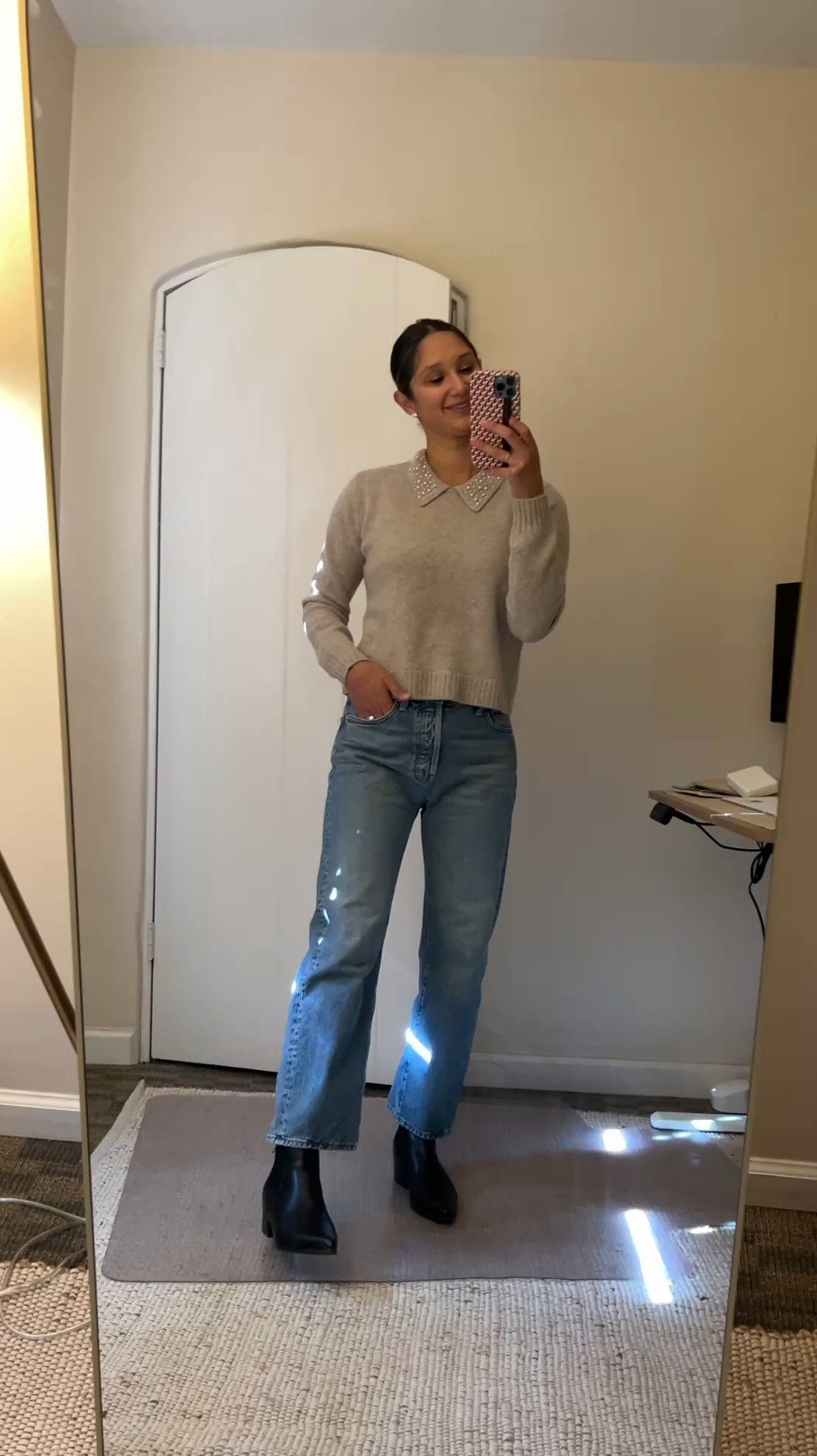 Office look | favorite barrel leg jeans 

#LTKStyleTip #LTKWorkwear