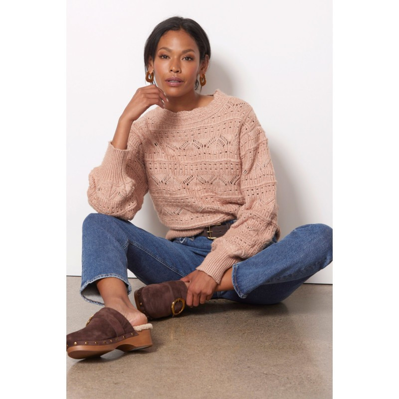 DESIGN HISTORY Stella Pointelle Pullover | EVEREVE | Evereve