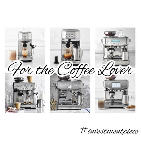 There is something so heavenly about coffee. Indulge the coffee lover in your life with one of these high end coffee (espresso) machines! They’ll love you so much for it(and most are on sale@williamssonoma #investmentpiece

#LTKGiftGuide #LTKhome #LTKsalealert