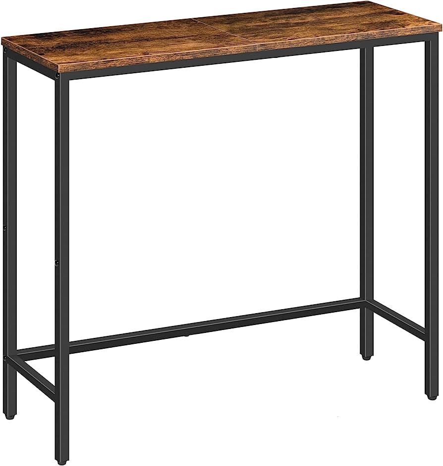 HOOBRO Narrow Console Table, 29.5" Entryway Table, Small Sofa Table, Side Table, Display Table, for  | Amazon (US)