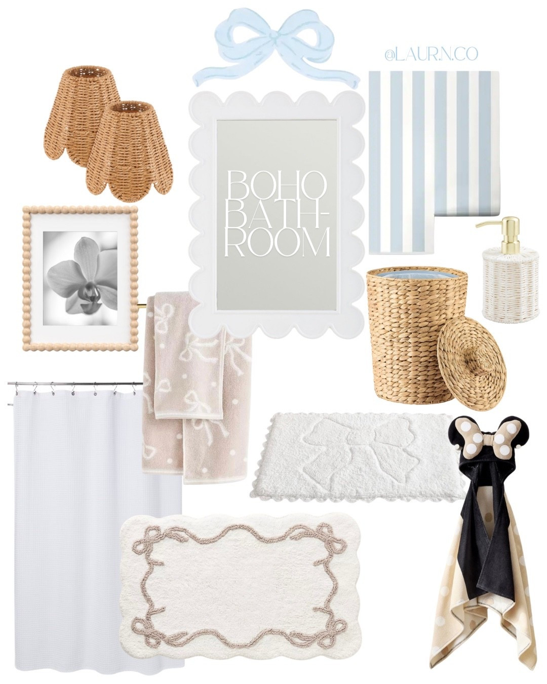 Everything I styled in her boho bathroom, feels serene and like a piece of our home state is here with us. 

#LTKHome #LTKSaleAlert