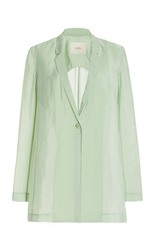 Sheer Cupro-Blend Blazer | Moda Operandi (Global)