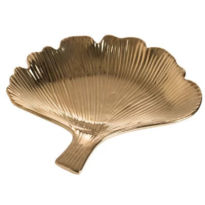 Doreen 7.5" Decorative Plate, Small 2 - Polished Gold | Wayfair North America