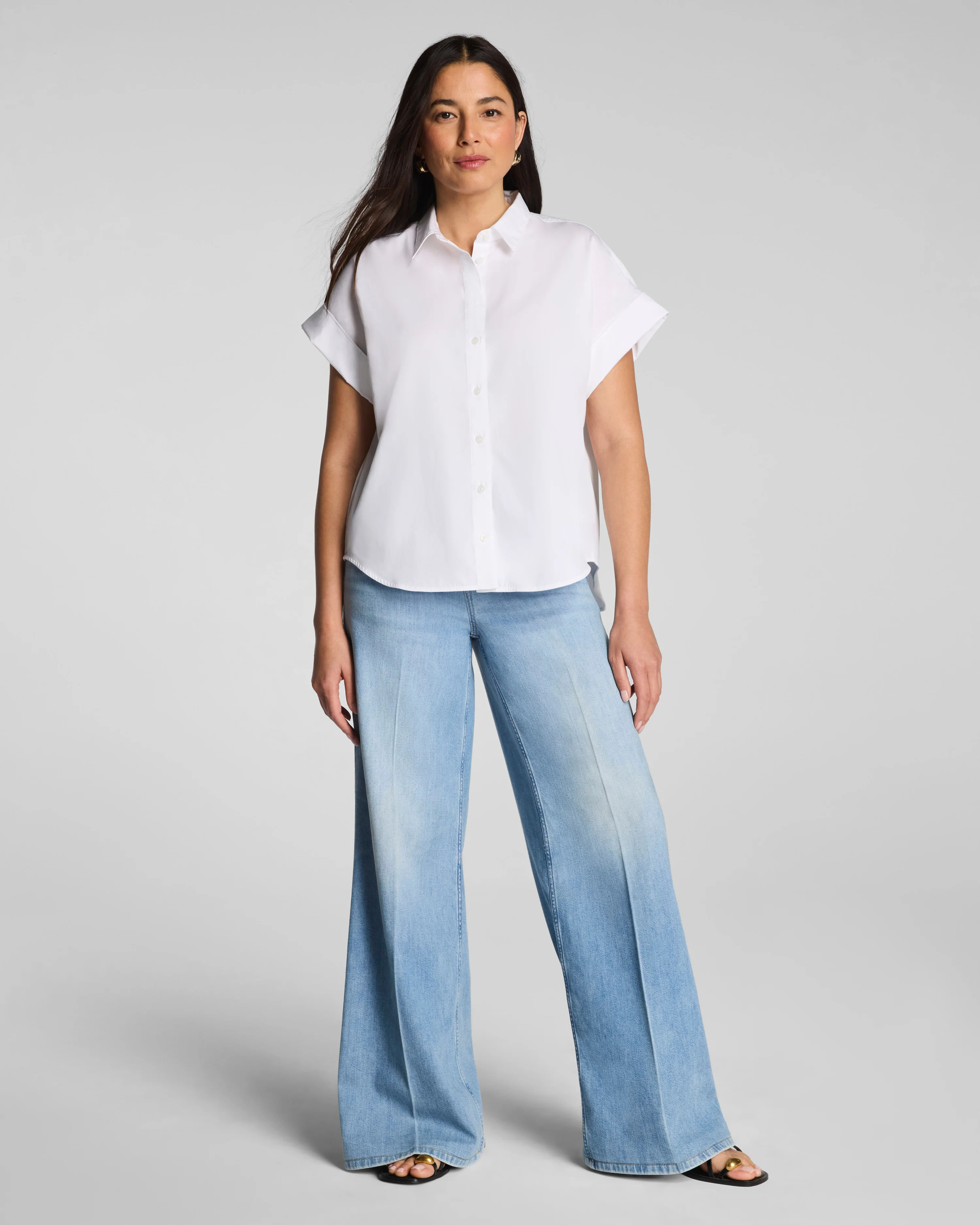 Lightweight Wide Leg Jeans for Summer | SPANXsupersmooth™ 360 Denim | Spanx