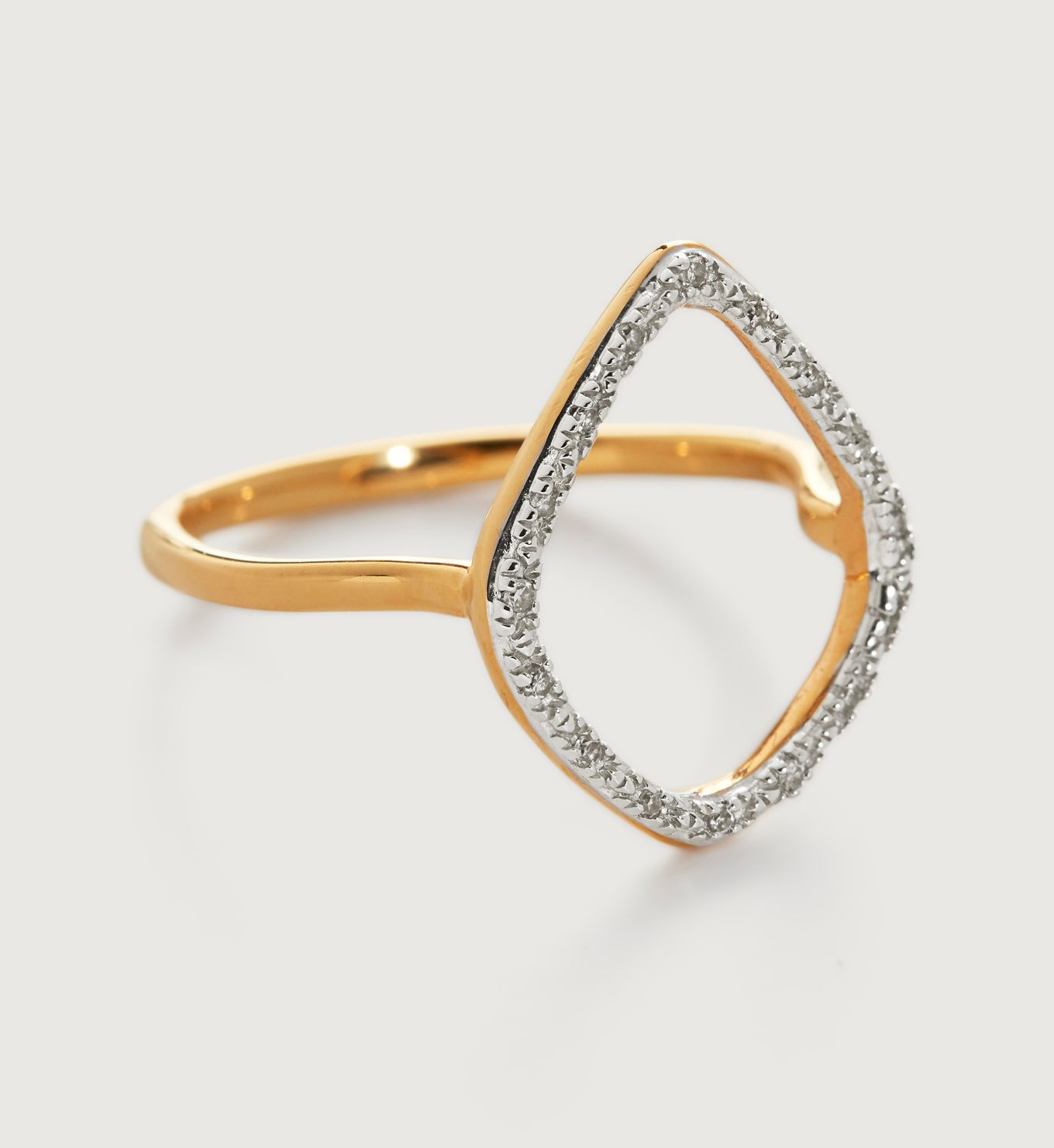 Riva Diamond Hoop Ring | Monica Vinader (Global)