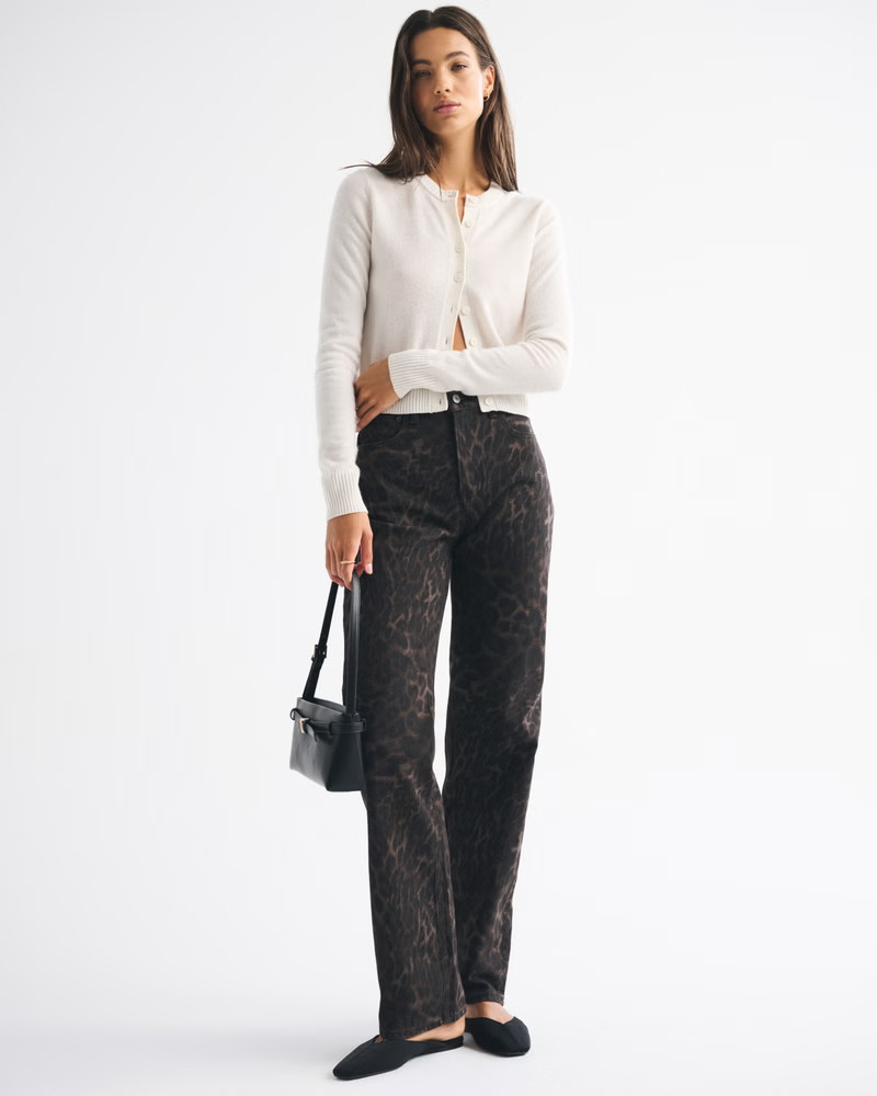 High Rise 90s Relaxed Bandana Jean | Abercrombie & Fitch (US)