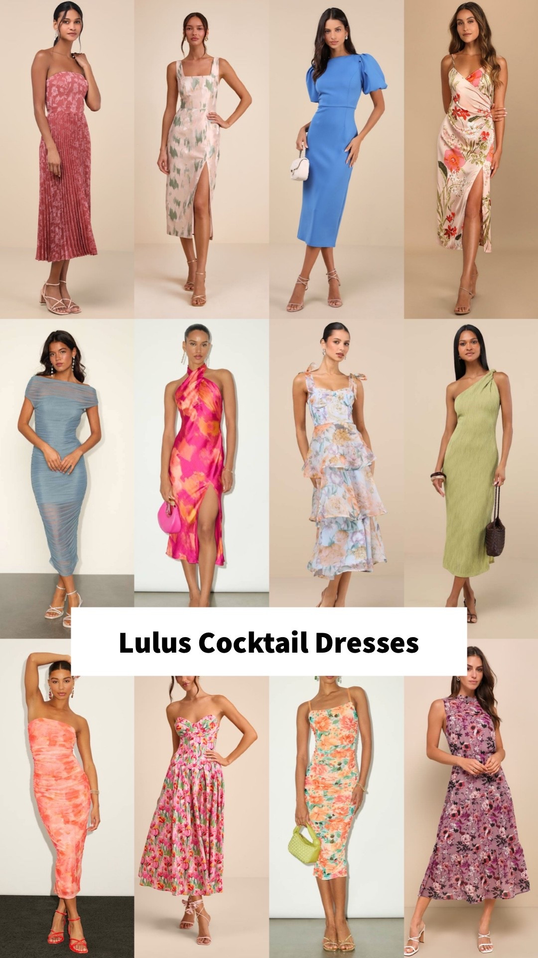 Cocktail dresses at Lulus.

Special occasion dresses, cocktail dresses, semi formal wedding guest dresses, party dresses, event dresses. 

#LTKWedding #LTKSeasonal