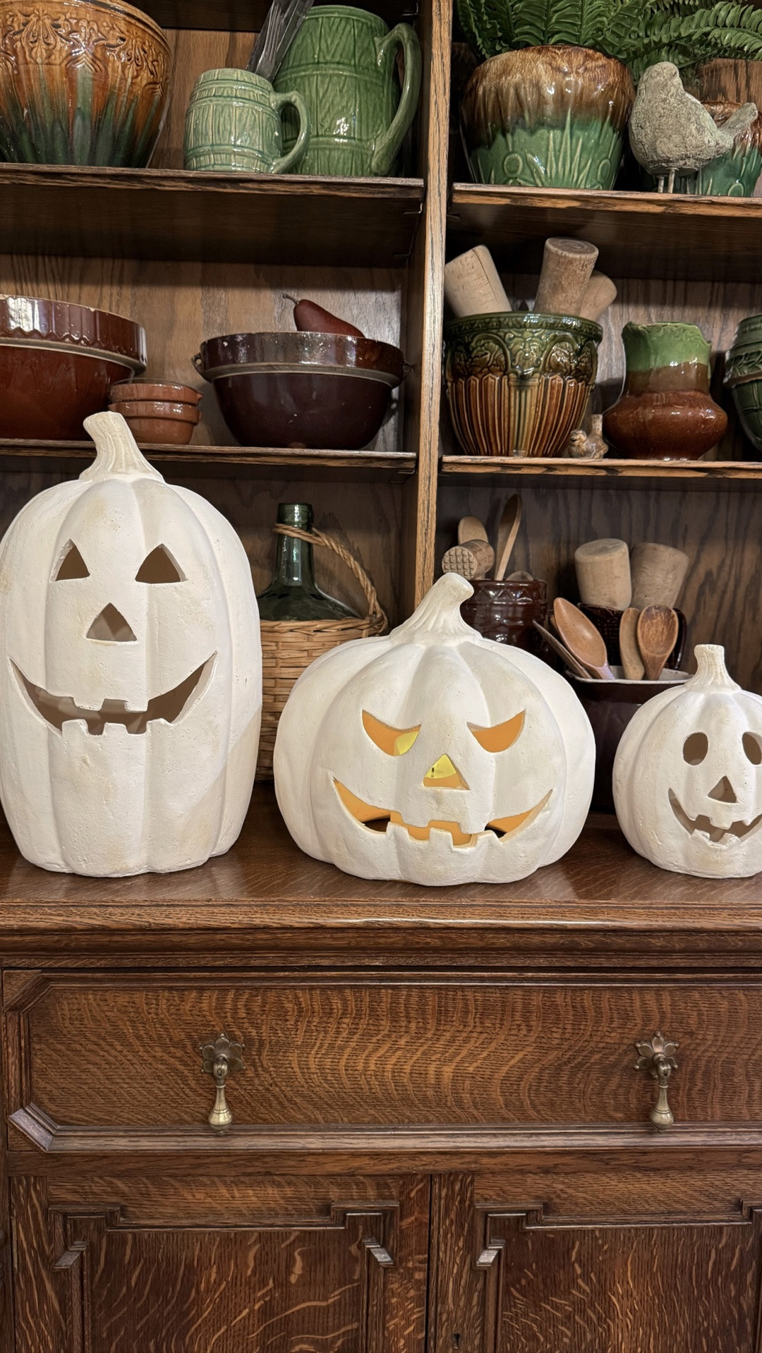 Every year, I plan on buying a set of these handmade terracotta pumpkins from a certain pricey store.  But this year , I found these.  These are from
Amazon and they are excellent quality. They come in 3 sizes, can be used outdoor under a covered area, and can be used with a flicker candle.

#LTKSeasonal #LTKHome #LTKSaleAlert