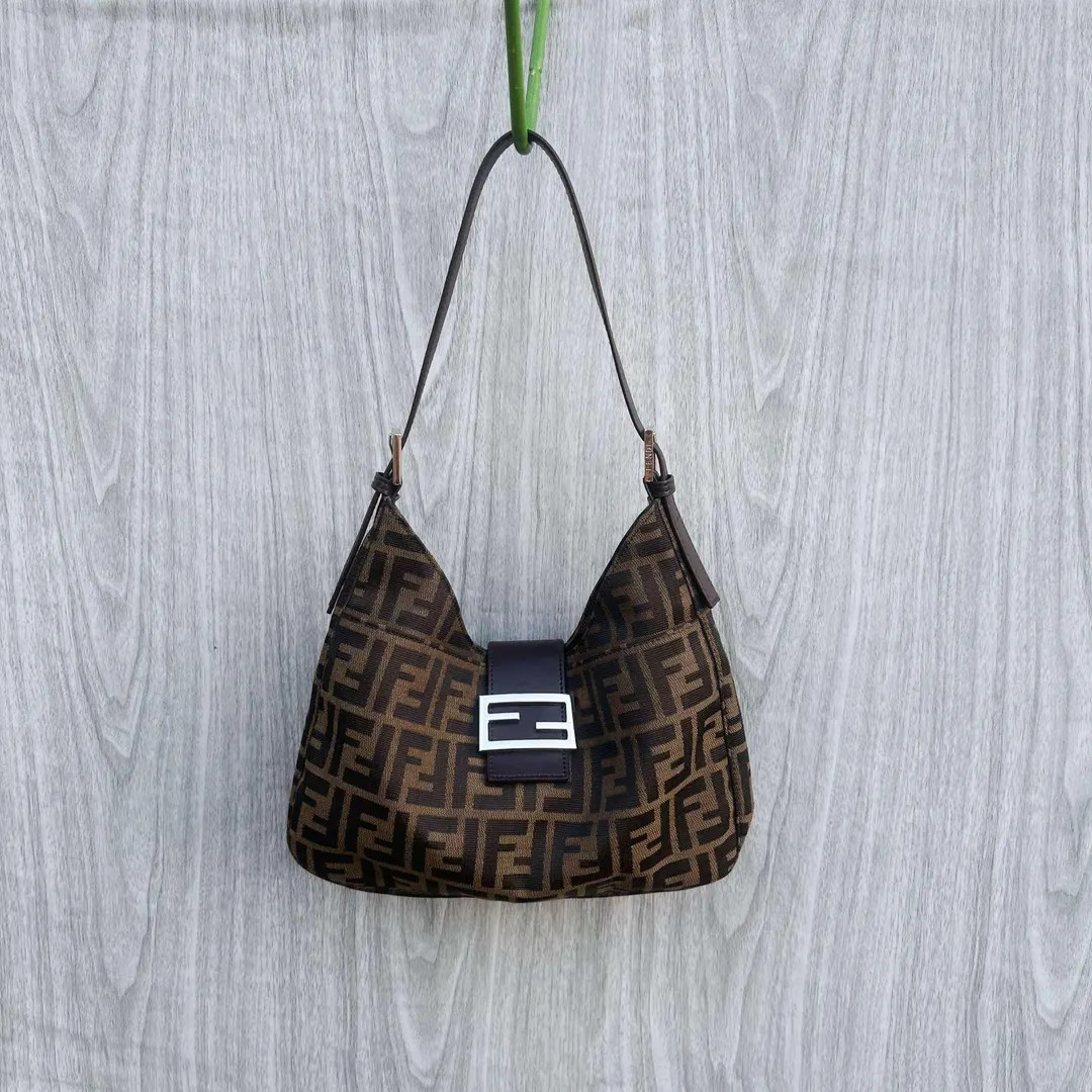 Vintage Fendi Zucca Mini Baguette Bag - Etsy | Etsy (US)