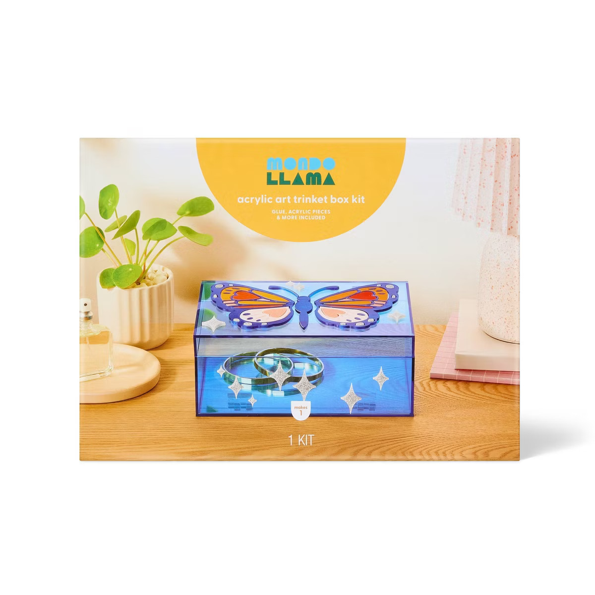 Acrylic Butterfly Storage Box Craft Kit - Mondo Llama™ | Target