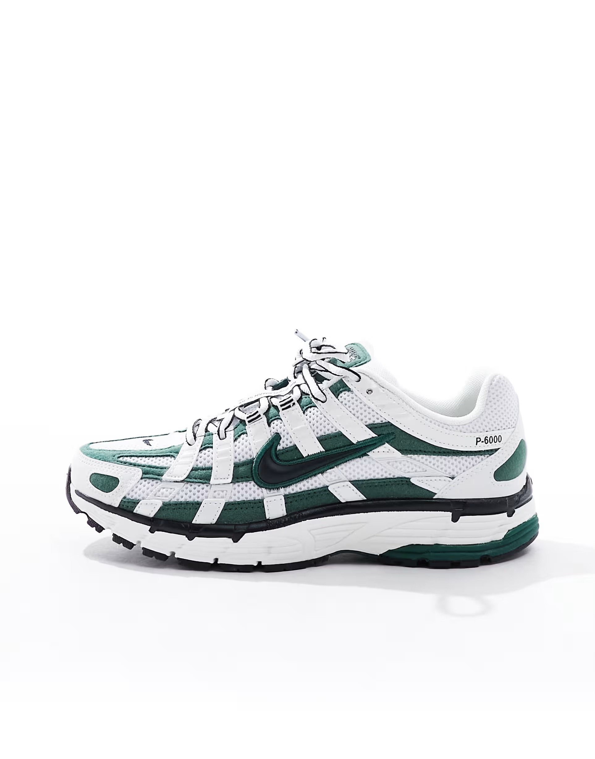 Nike P-6000 unisex trainers in white and green | ASOS (Global)